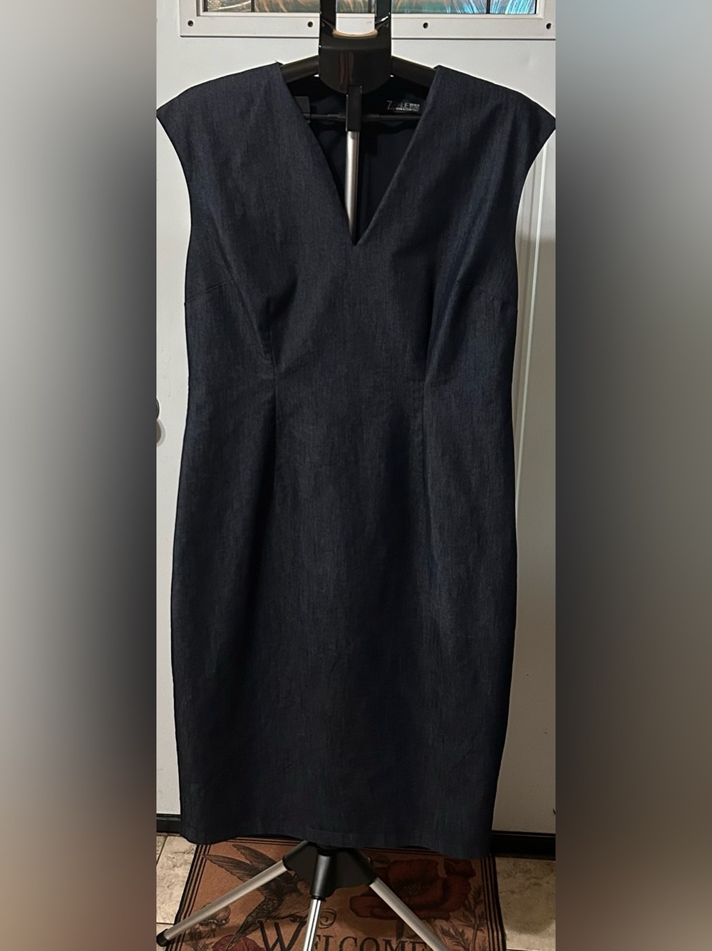 New York & Company Dark Navy Sheath Dress Blazer